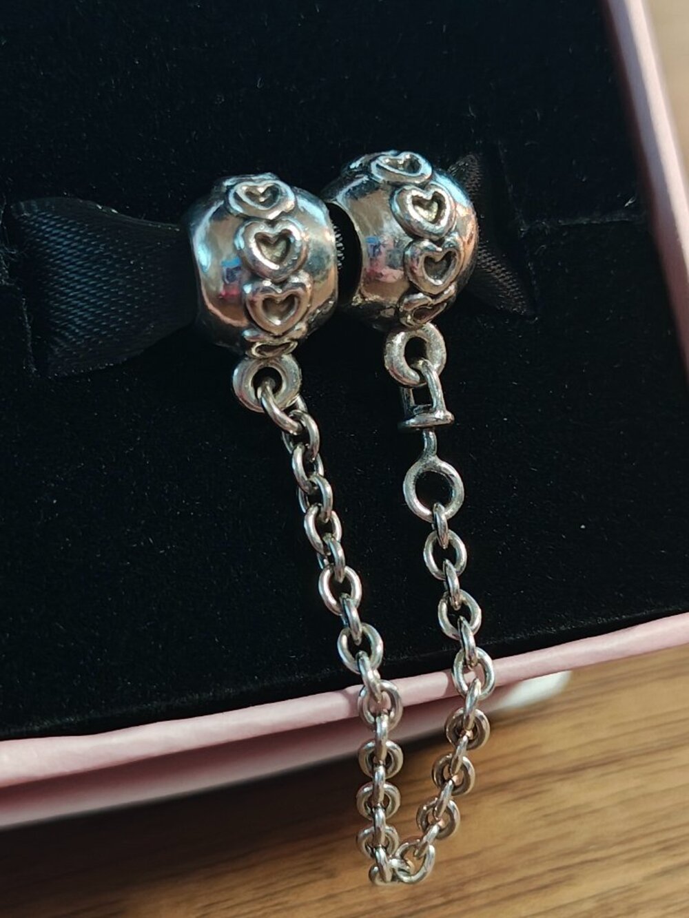 Authentic Pandora Love Connection Safety Chain – 791088-05 Retired